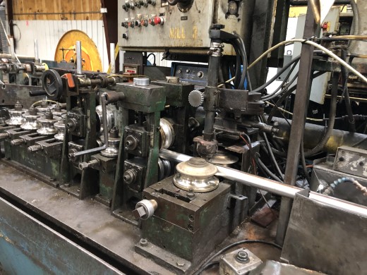 2 1/2 x 0.120 TUREK & HELLER STAINLESS STEEL TUBE MILL, TIG TYPE