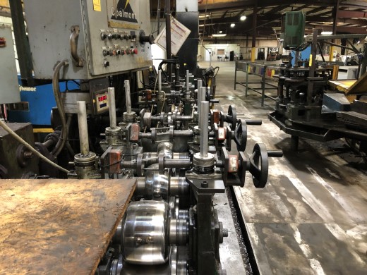 2 1/2 x 0.120 TUREK & HELLER STAINLESS STEEL TUBE MILL, TIG TYPE