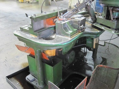 HARTFORD M# 312 HORIZONTAL HAND FEED THREAD ROLLER