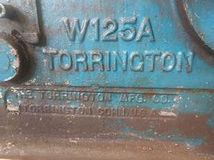 TORRINGTON M# W125A SPRING COILER WITH TORSION ATTACHMENT