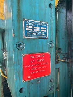 WATERBURY-FARREL #2010-HT ICOP TRANSFER PRESS