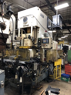 TISHKEN 22 STAND ON 24 STAND BASE X 3-1/2 ROLL FORMING LINE