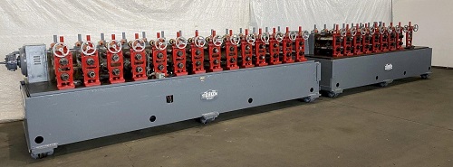 22/24 STAND X 3.5 ARBOR TISHKEN #24HW-S-3-1/2 ROLL FORMER, NEW 1999