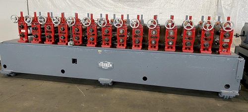 22/24 STAND X 3.5 ARBOR TISHKEN #24HW-S-3-1/2 ROLL FORMER, NEW 1999
