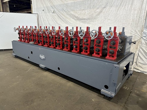 22/24 STAND X 3.5 ARBOR TISHKEN #24HW-S-3-1/2 ROLL FORMER, NEW 1999