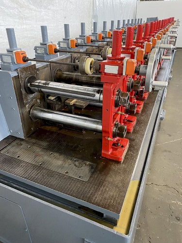 22/24 STAND X 3.5 ARBOR TISHKEN #24HW-S-3-1/2 ROLL FORMER, NEW 1999