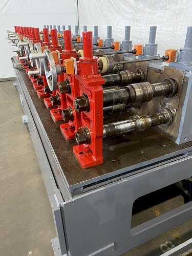 22/24 STAND X 3.5 ARBOR TISHKEN #24HW-S-3-1/2 ROLL FORMER, NEW 1999