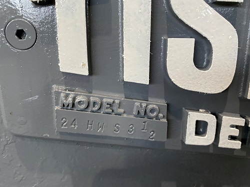 22/24 STAND X 3.5 ARBOR TISHKEN #24HW-S-3-1/2 ROLL FORMER, NEW 1999