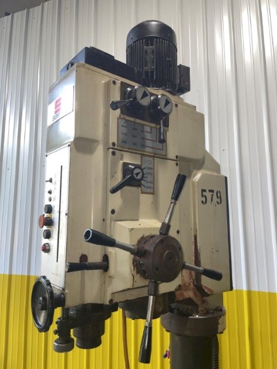 32 X 5MT SUMMIT MODEL #3XHD SINGLE SPINDLE GEARED HEAD DRILL