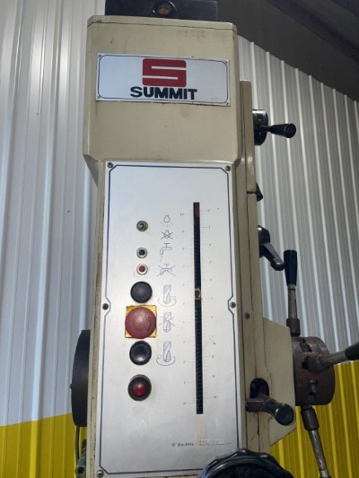 32 X 5MT SUMMIT MODEL #3XHD SINGLE SPINDLE GEARED HEAD DRILL