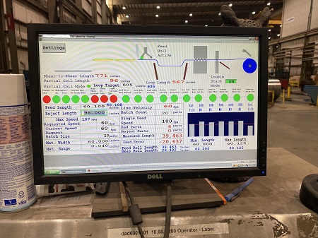 60 x 3/16 x 50,000# PRO-ECO CUT TO LENGTH LINE W/ CASSETTE LEVELER