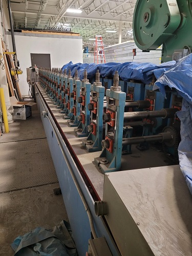 22 STAND X 2 ARBOR PROMA #RF2-02 ROLL FORMER W/ CUTOFF