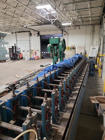 22 STAND X 2 ARBOR PROMA #RF2-02 ROLL FORMER W/ CUTOFF