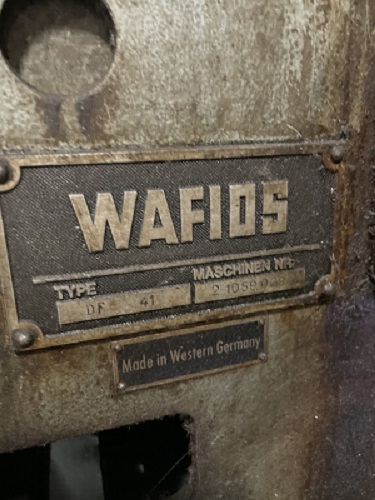 WAFIOS MODEL DF-41 CHAIN LINK FENCE WEAVING MACHINE