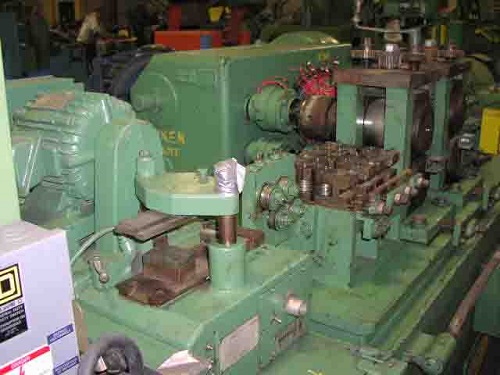 6 (152mm)- 4 (101mm) TISHKEN 2 STAND TANDEM WIRE SHAPING & CUTOFF LINE