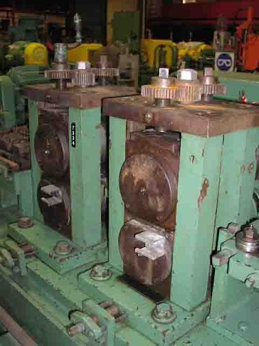 6 (152mm)- 4 (101mm) TISHKEN 2 STAND TANDEM WIRE SHAPING & CUTOFF LINE