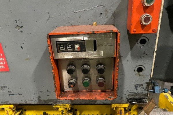 6' X 3/8 CINCINNATI MDL. 2506-R MECHANICAL SHEAR