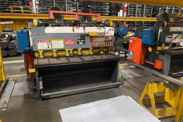 6' X 1/4 CINCINNATI MDL # 1806-R MECHANICAL SQUARING SHEAR