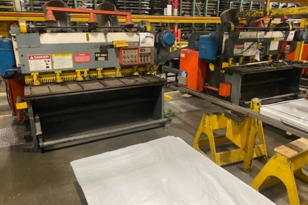 6' X 1/4 CINCINNATI MDL # 1806-R MECHANICAL SQUARING SHEAR