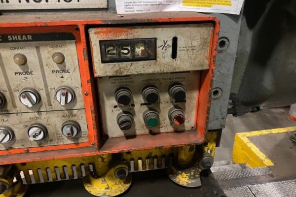 6' X 1/4 CINCINNATI MDL # 1806-R MECHANICAL SQUARING SHEAR