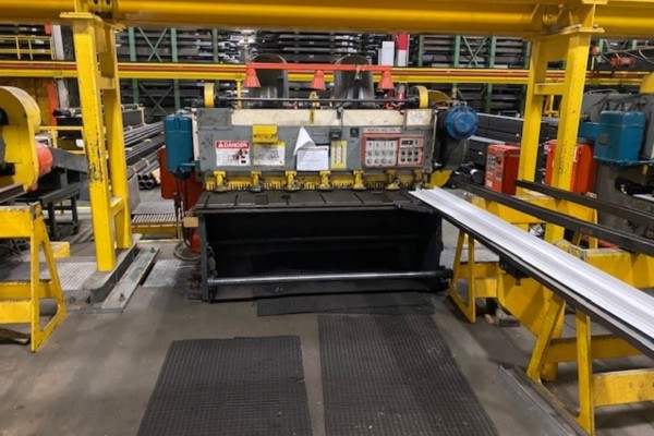 6' X 1/4 CINCINNATI MDL # 1806-R MECHANICAL SQUARING SHEAR