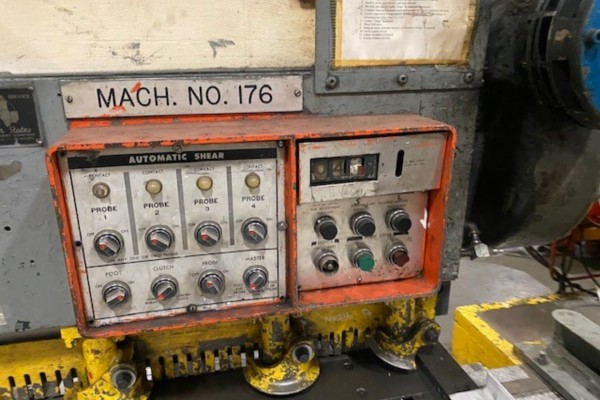 6' X 1/4 CINCINNATI MDL # 1806-R MECHANICAL SQUARING SHEAR