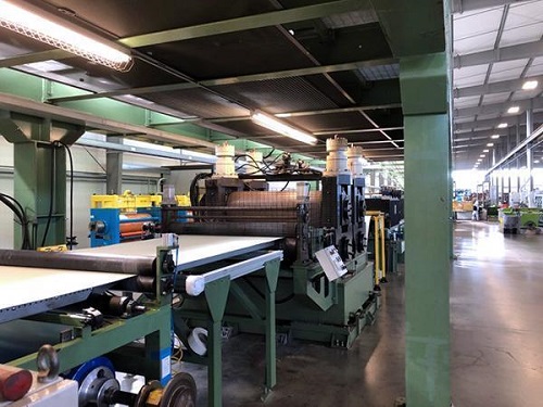 50 WIDE BRADBURY-PUMA STUCCO DESIGN SINGLE-STAND EMBOSSER ROLL