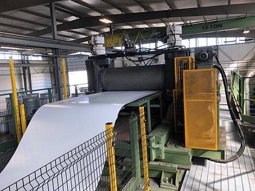 50 WIDE BRADBURY-PUMA STUCCO DESIGN SINGLE-STAND EMBOSSER ROLL