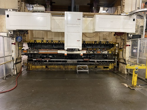 1250 TON RAVNE 2DE-1250-240-96 SSDC STAMPING PRESS LINE W/ WAYNE TRAIL TRANSFER