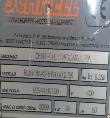 SCHNELL ROBOMASTER 60/12 SX DUAL TABLE BENDER