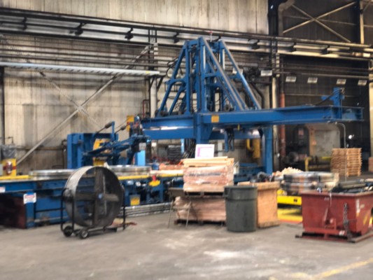 60 X .187 X 40,000# BRANER TURRET SLITTING LINE w/ 72 X 10K STAMCO PACKAGING