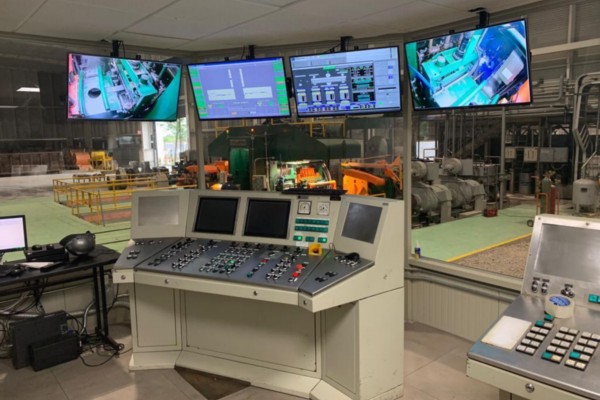 18 (457mm) x .250 (6mm) 4-HI Frohling Reversing Cold Rolling Mill