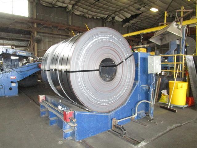 72 x 1/2 x 70,000# BRANER HEAVY GAUGE SLITTING LINE