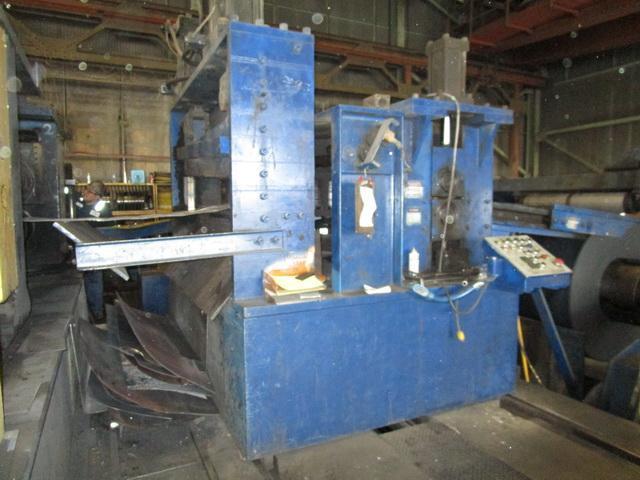 72 x 1/2 x 70,000# BRANER HEAVY GAUGE SLITTING LINE