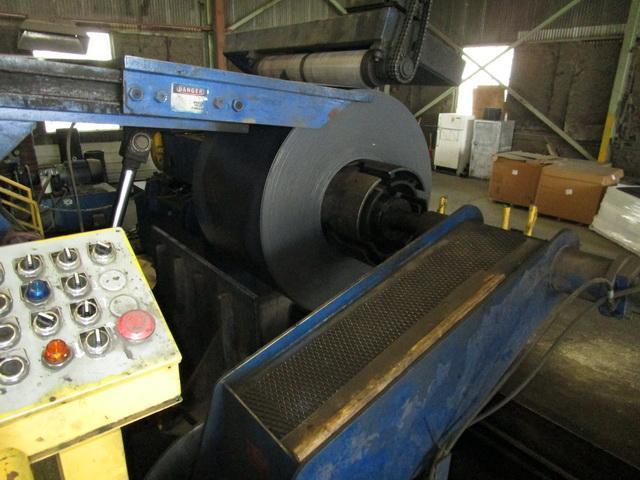 72 x 1/2 x 70,000# BRANER HEAVY GAUGE SLITTING LINE