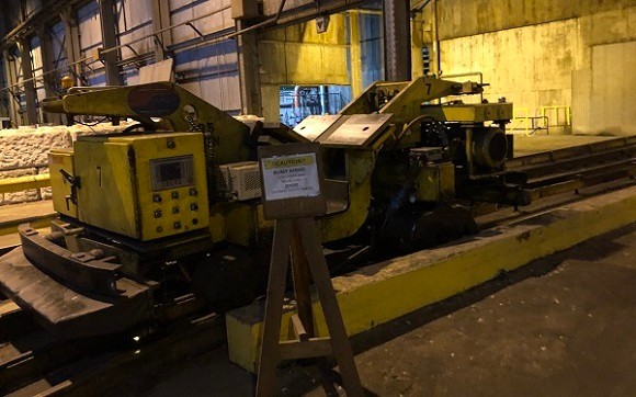 35 TON PLANET CORPORATION RAIL MOUNTED COIL TRANSPORT VEHICLE