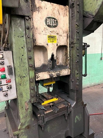 75 TON BLISS STRAIGHT SIDE SINGLE CRANK PRESS