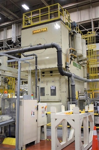 1200 TON MINSTER E2-1200 ECCENTRIC SHAFT STRAIGHT-SIDE TRANSFER PRESS