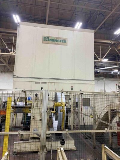 600 Ton Minster E2-600 Straight Side Press