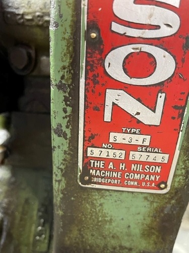 NILSON 3/16 MODEL 3F 4-SLIDE MACHINE