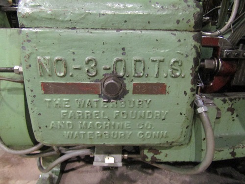 WATERBURY #3 OPEN DIE TRIPLE STROKE ROD HEADER