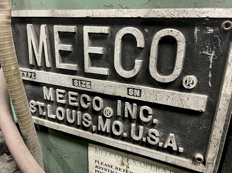 MEECO MODEL HD3 12-12 TPVC TWO PLANE BAR & SHAPE STRAIGHTENER