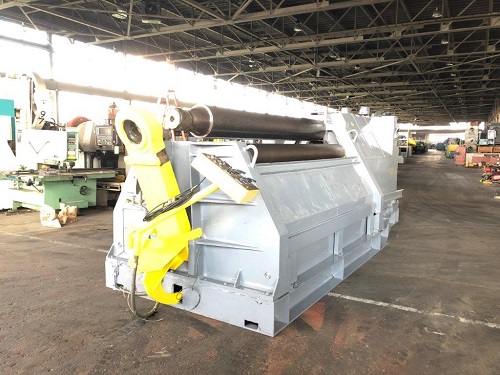 10' X 1/2 HAEUSLER DOUBLE INITIAL PINCH PLATE BENDING ROLL