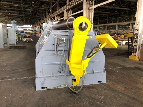 10' X 1/2 HAEUSLER DOUBLE INITIAL PINCH PLATE BENDING ROLL