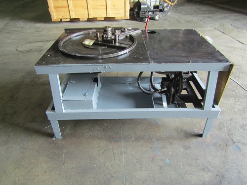 CUSTOM HYDRAULIC TABLE BENDER FOR BAR TUBE & FLAT BAR