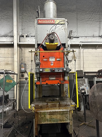 110 TON NIAGARA E-110 MECHANICAL GAP FRAME PUNCH PRESS