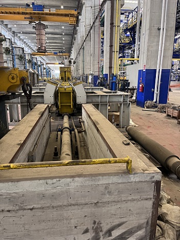 SIEMAG ENTRY AND EXIT COIL WALKING BEAM W/ DOWNENDER AND UPENDER