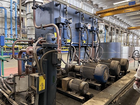 SIEMAG ENTRY AND EXIT COIL WALKING BEAM W/ DOWNENDER AND UPENDER