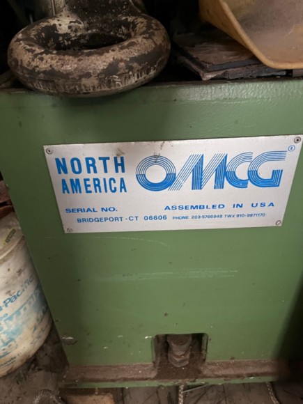 NEW OMCG MDL# TRG30 AUTOMATIC BLANKING AND FORMING MACHINE