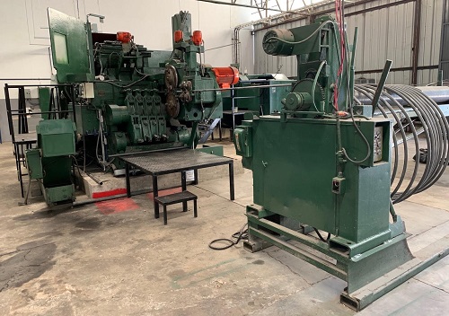 1 NATIONAL MODEL# 1000 LONG STROKE 4-DIE PROGRESSIVE HEADER